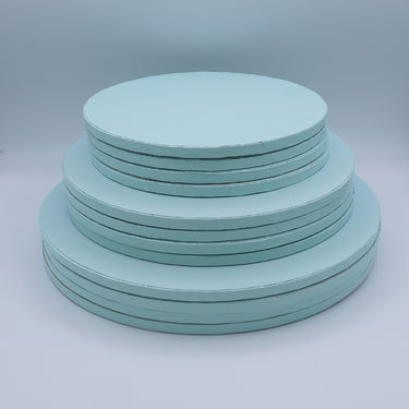 Base Alta Redonda Ø25cm- Azul Claro